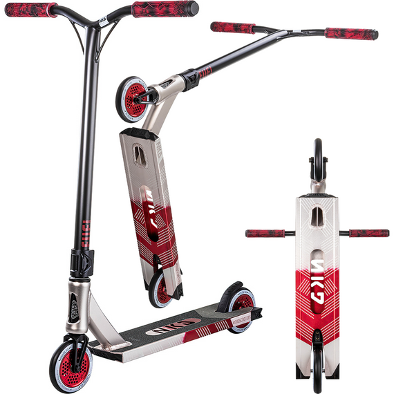 NKD Fuel Raw Red Mix Scooter de înaltă performanță ușor de stradă. 84 cm