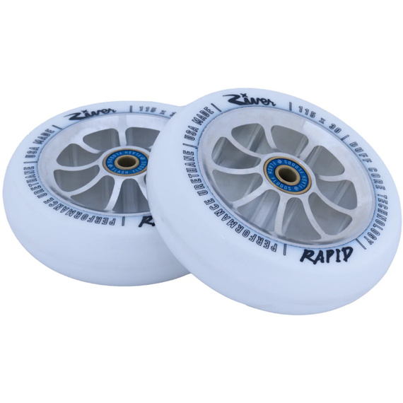 Roți pentru scuter River Rapid Pro Blizzard 115 mm (2 buc).)