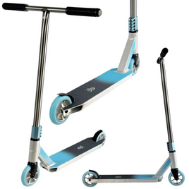 Flyby Air V2 Complete Pro Scooter albastru-crom 83 cm