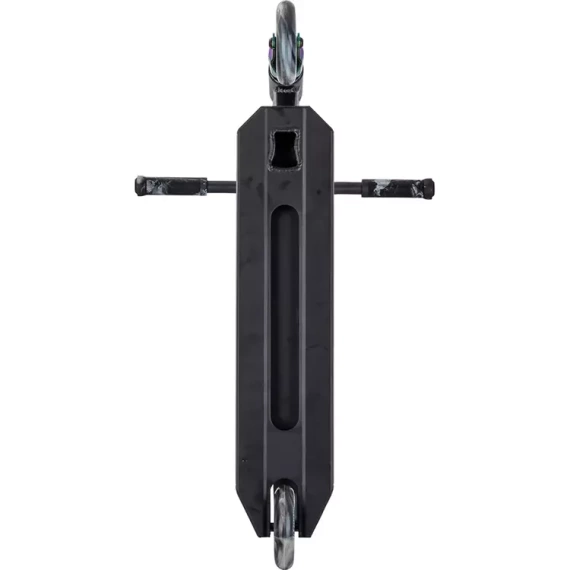 Stunt Aluminiu scuter ușor pentru călăreți tineri NKD Next Generation Stunt Black & Rainbow wys. 79,4 cm