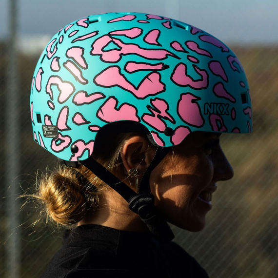 NKX Brain Saver Unicorn roz Cască de skateboard