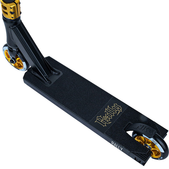 NKD Rally V4 Scooter de performanță negru și auriu wys. 79 cm