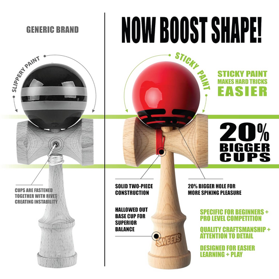 Kendama Sweets Kendamas Prime Radar Roșu