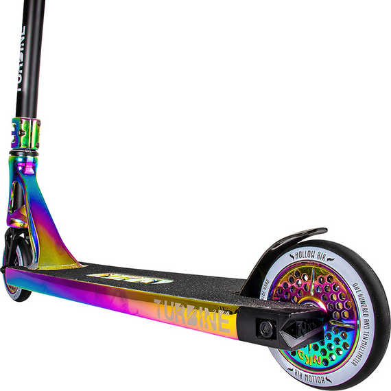 Performanță Scooter mare aluminiu ușor Platformă largă NKD Turbine Rainbow High 87 cm