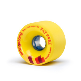 Orangatang Fat Free Wheels Longboard galben 65mm 86A