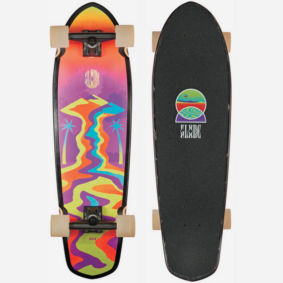 Cruiser GLOBE Big Blazer Melted Mountains 81.2 cm skateboard