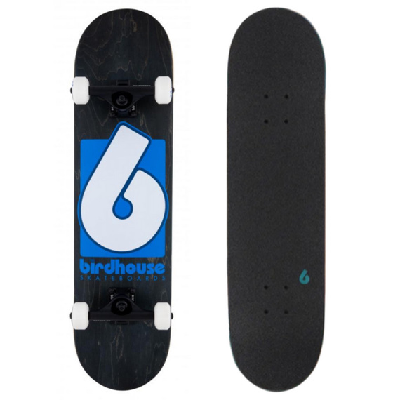 Skateboard Birdhouse Complete Stage 3 B Logo Albastru-Negru 8.0”