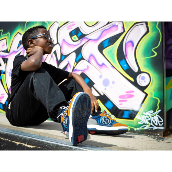 Breezy Rollers Hero 2 albastru marin și negru