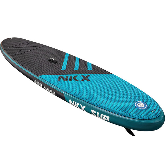 SUP placă gonflabilă de turism NKX Windsurf negru / albastru 10'0