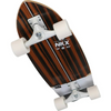 Surfskate Surfboard NKX Maverick negru și maro Ebony 31 "