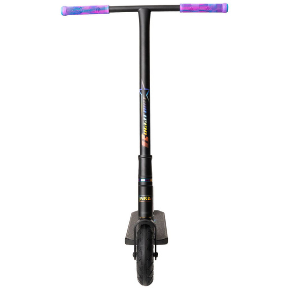 NKD Bullit Off-road Dirt Scooter negru și curcubeu 92 cm