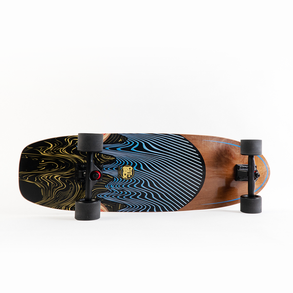 Surfskate Cutback Board - albastru închis 34"