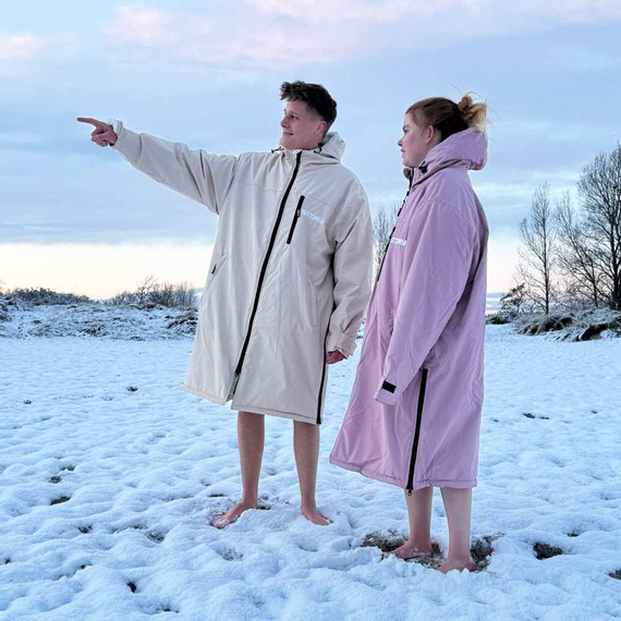 Poncho Poncho Jacket Story Change Robe Rose Tinted Pink