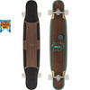Longboard pentru dansatori NKX Geometric Walnut Green 117 cm