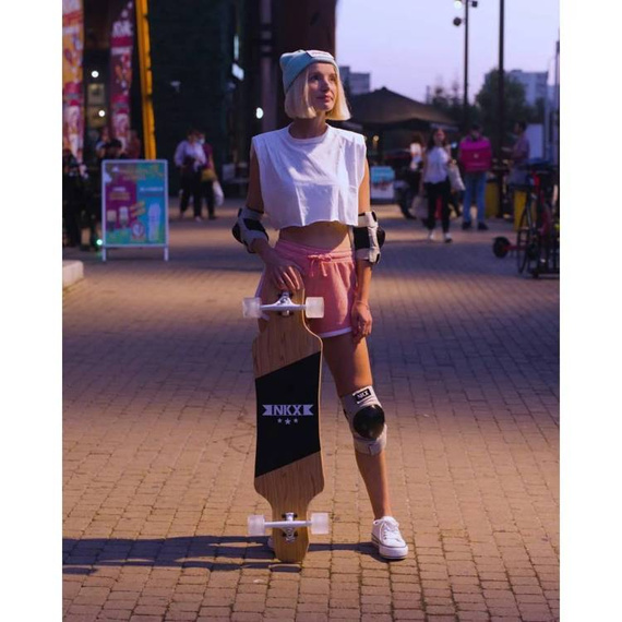 Canadian Maple Longboard de înaltă calitate NKX Fearless Walnut 101 cm