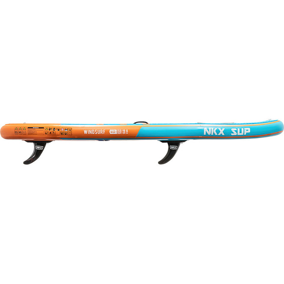 SUP gonflabil bord de turism NKX Windsurf albastru-portocaliu 9'6