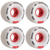 Roți de skateboard GLOBE Bruiser alb/roșu 62 mm