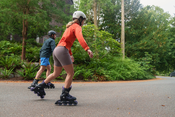 Patine cu rotile K2 Alexis 80 Pro Negru și violet