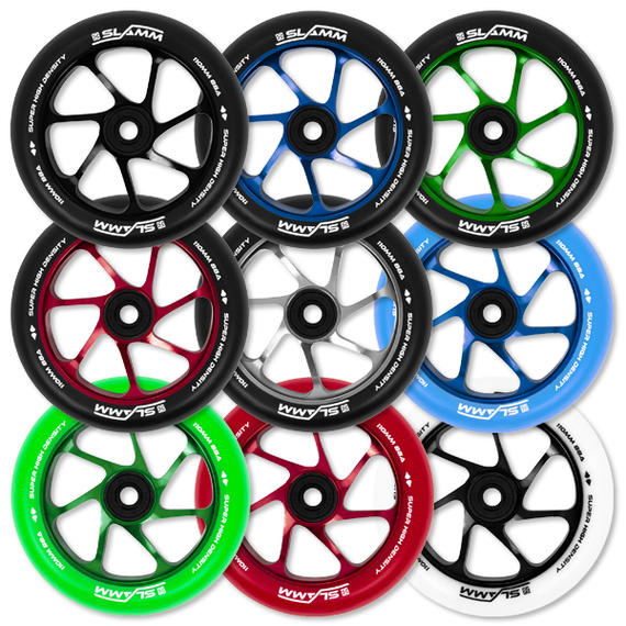 Roată pentru scuter Slamm Team Roșu 110 mm (1 buc).)