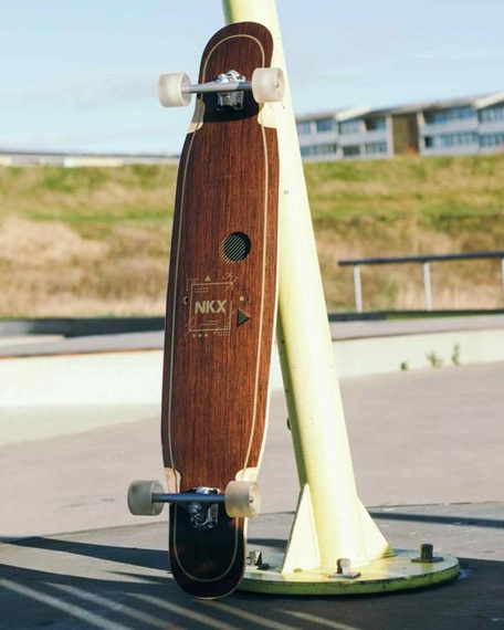 Longboard pentru dansatori NKX Geometric Gold 122 cm