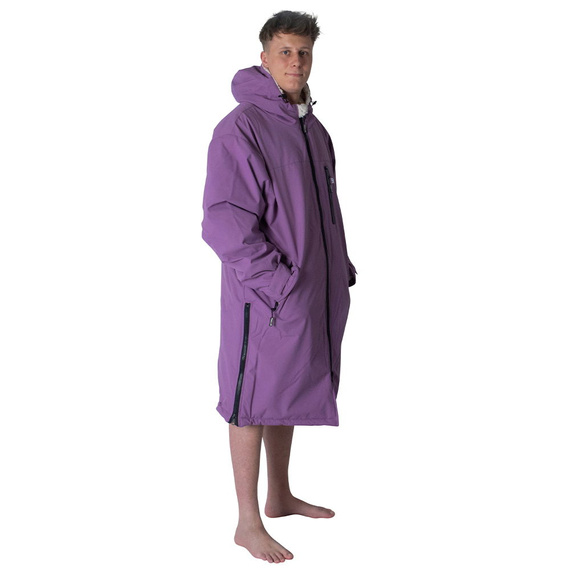 Poncho Poncho Jacket Story Change Robe Baby Purple Blackberry