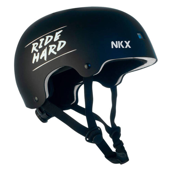 NKX Brain Saver Skateboard Helmet Black Ride Hard