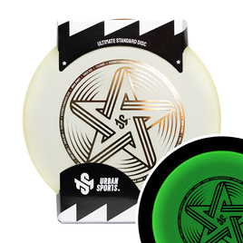 Frisbee Ultimate aruncare disc Urban Sports Gold Star Glow (incandescent) 175g