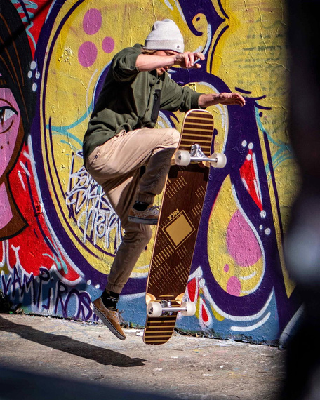 Longboard pentru dans NKX Vegas Gold 121 cm