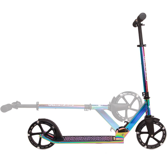 Scuter de transport cu roți mari Story Urban GO! LED Neochrome strălucitor