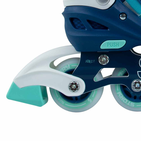 Story Spike Adjustable Inline Skates Albastru marin LED