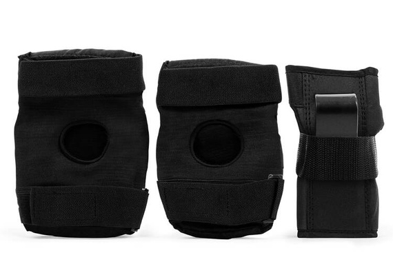REKD Junior Heavy Duty Triple Pad Set Negru
