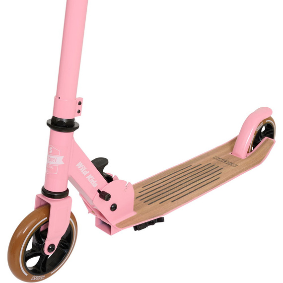 Scuter de transport urban pentru copii și adolescenți Story Wild Kids Pink wys. 73-85 cm