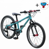 KUbikes 20S Turquoise Red Superlight Kids Bike