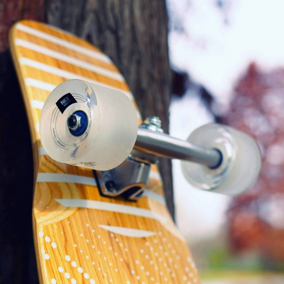 Longboard pentru dans NKX Vegas alb 116 cm