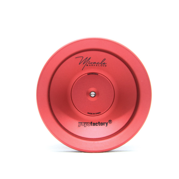 Yoyo pentru avansați YoYoFactory Miracle Monometal Roșu-Negru (Stil Bi-Metal)
