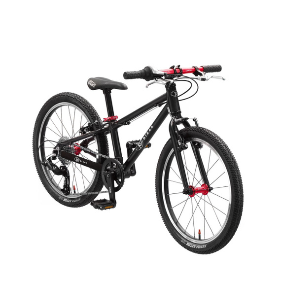 KUbikes 20S bicicletă superușoară pentru copii Negru și roșu