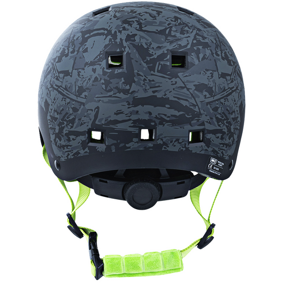 NKX Brain Saver BCG Cască de skateboarding negru și verde