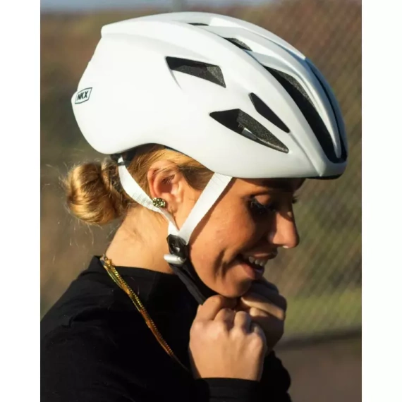 NKX Urban Bike Helmet alb/albastru S/M