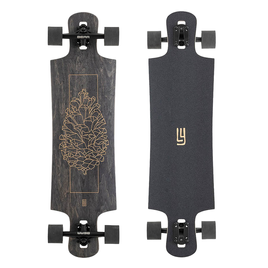 Longboard LandYachtz Drop Hammer 36.5" Pinecone negru
