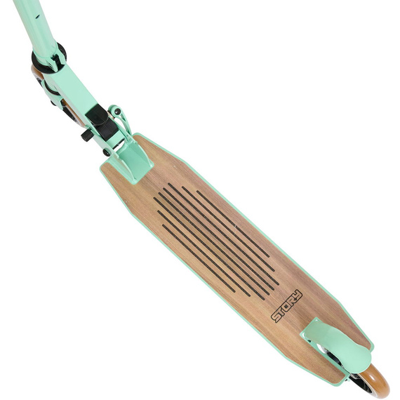 Scuter de transport urban pentru copii și adolescenți Story Wild Kids Green wys. 73-85 cm
