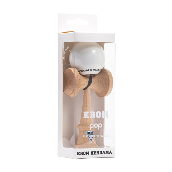 Kendama Krom POP LOL Alb