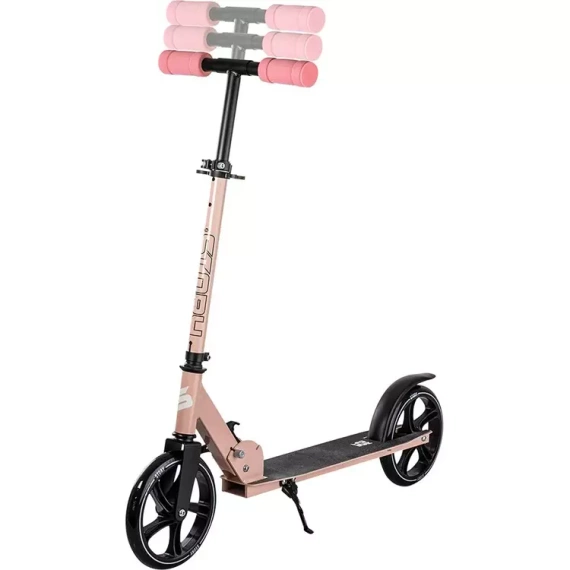 Scuter de transport pentru tineri cu roți mari Story LUX Rose