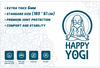 Happy Yoga mat TPE 6mm ECO antiderapant gri XL