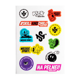 Urban Sports Sticker Pack Sheet A4 (Versiunea B)