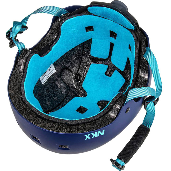 NKX Brain Saver Cască de skateboarding Mentă și albastru marin