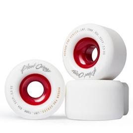Roți Blood Orange Morgan Pro White and Red 70 mm 82A