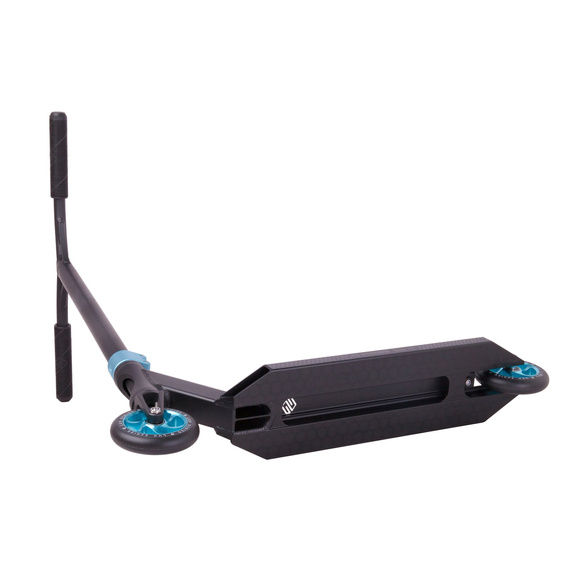 Trotinetă Freestyle Striker Lux 5" Stunt Scooter Negru-Turcoaz înălț. 87 cm