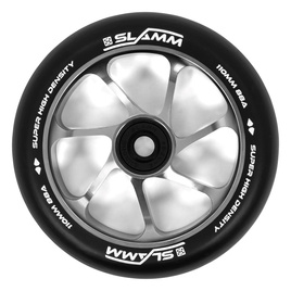 Slamm Team Scooter Roată negru argintiu 110 mm (1 buc).)