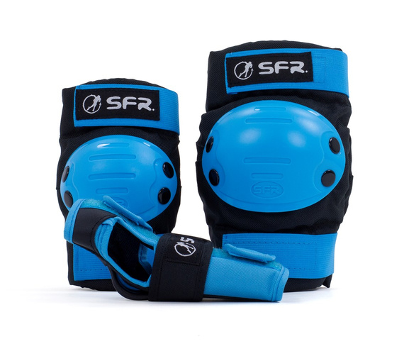 SFR Youth Ramp Triple Pad Protector Set negru / albastru