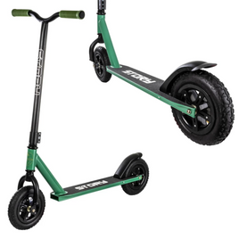 Scuter de teren cu roți mari pompate Story All Terrains Dirt Green 88 cm
